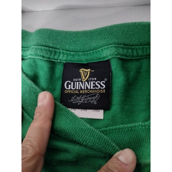 GUINNESS Traditionally Brewed Tshirt St. Patrick Day Size 2XL - Picture 3 of 9